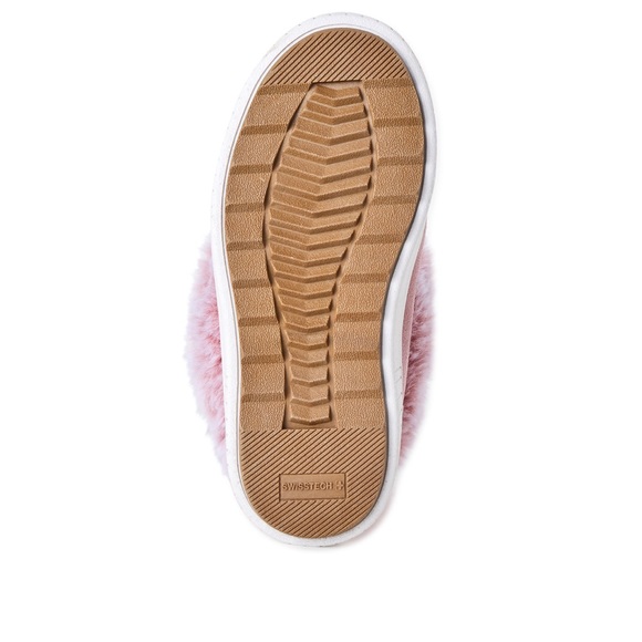 Girls Swiss Tech Pink Winter Boots Cow Suede, Faux Fur Fleece Lined 3M Insulated - Picture 3 of 8